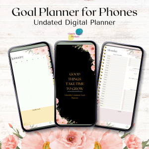 Undated Phone Goal Planner