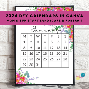2024 Dated DFY Calendars