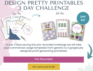 Design Pretty Printables 3 Day Challenge (Feb 2023)