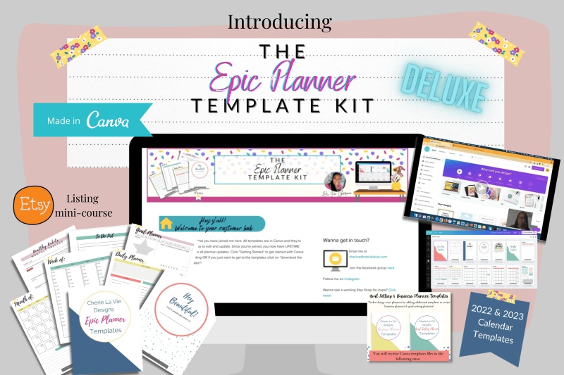 Deluxe - The Epic Planner Template Kit